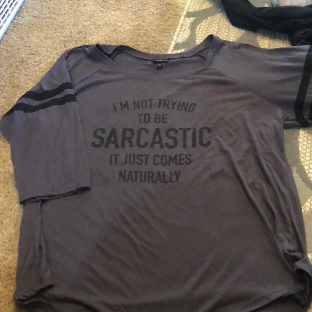 Mid length t shirt